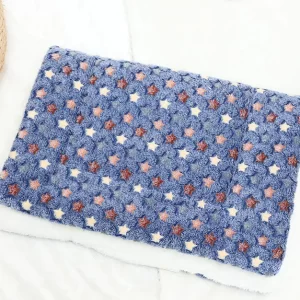 Pet Blanket- Blue Star - 81 x 62 CM