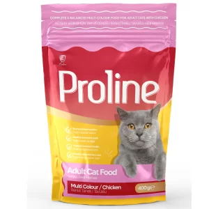 PROLINE ADULT CAT FOOD MULTICOLOUR CHICKEN 400GR