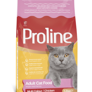 PROLINE ADULT CAT FOOD MULTICOLOUR CHICKEN - 1.2 KG
