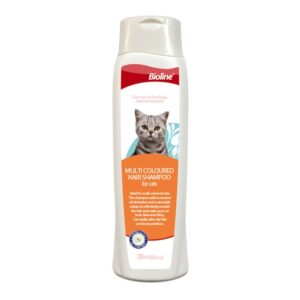 BIOLINE MULTI COLOURED HAIR SHAMPOO FOR CATS - 250 ML