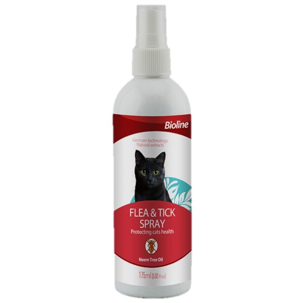 BIOLINE FLEA & TICK SPRAY CATS - 175 ML