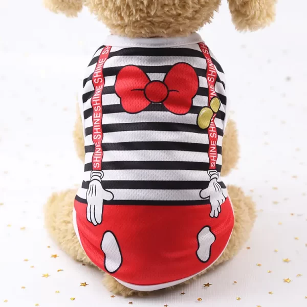 Red Striped Bow T-Shirt