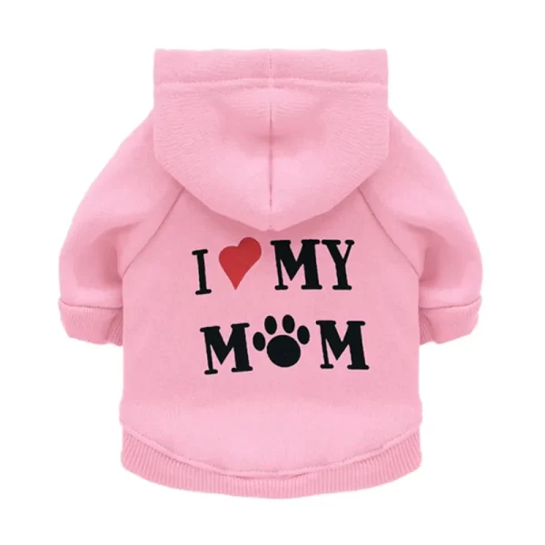I love My Mom Hoodie- Pink