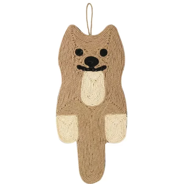 Bear-Shaped Sisal Scratcher