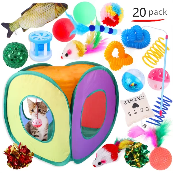 20 Pack Cat Toys