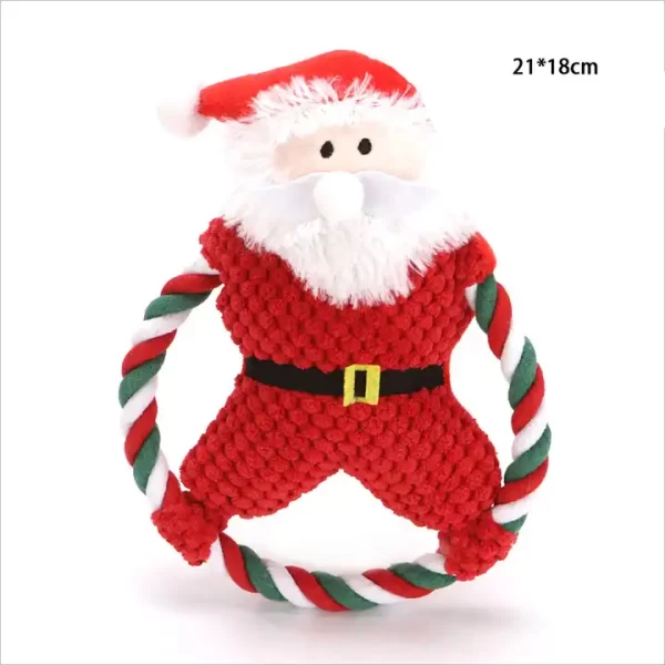 Round Santa Rope Toy