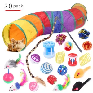 20-Piece Interactive Cat Toy Set