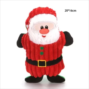 Santa Plush Dog Toy