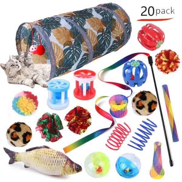 20 Pack Cat Toy Set