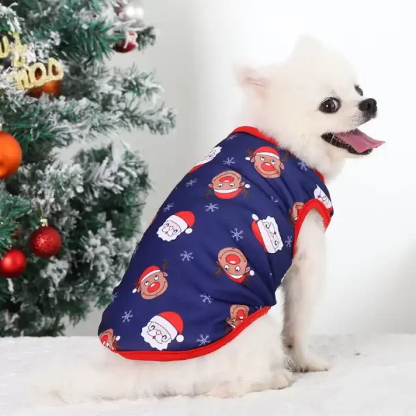 Blue Santa T-Shirt - Image 2