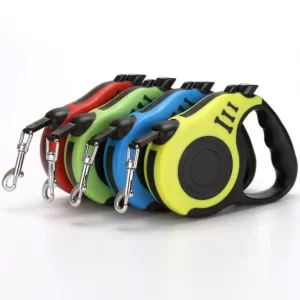 Colourful Retractable Leash - 3 Metres