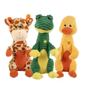 Animal Plush Squeaky Dog Toys