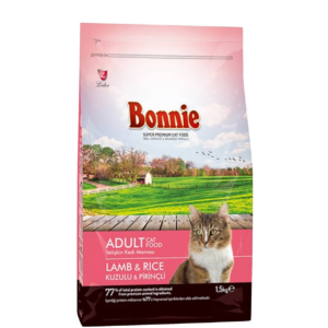 BONNIE ADULT CAT FOOD LAMB & RICE (1.5kg)