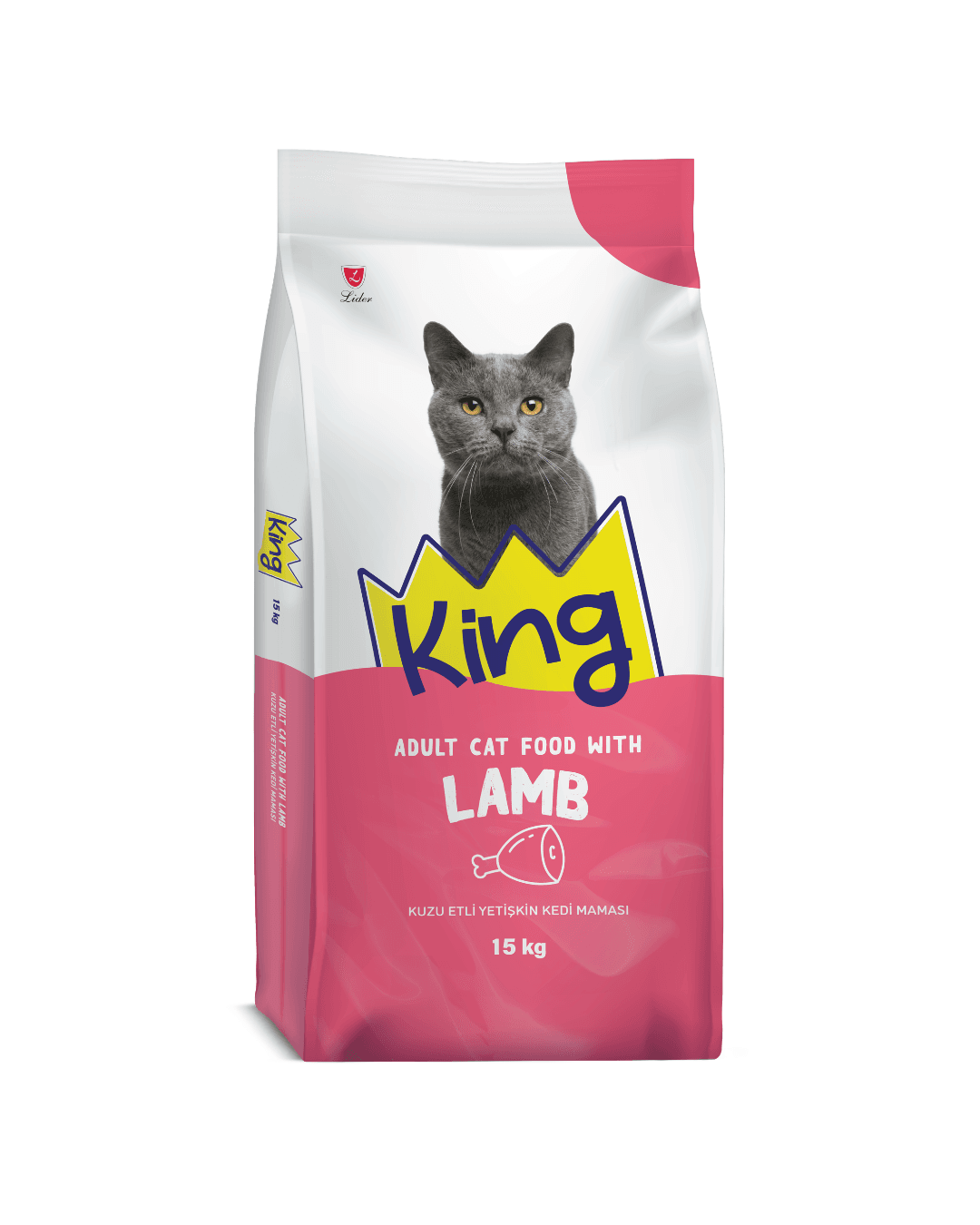 KING PLUS ADULT CAT FOOD LAMB & RICE (15kg)