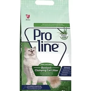 PROLINE BENTONITE CLUMPING CAT LITTER – ALOE-VERA SCENTED 5L
