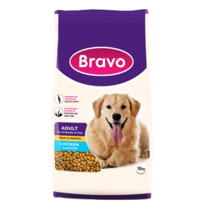 BRAVO ADULT CHICKEN (15KG)