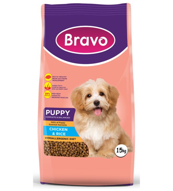 BRAVO PUPPY FOOD (15KG)