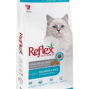 REFLEX STERLIESED CAT FOOD SALMON AND RICE 15KG