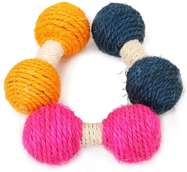 Sisal Dumbbell Cat Toy