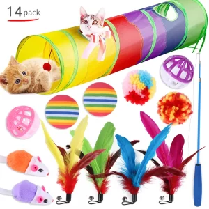 14 Pack Cat Toy Set