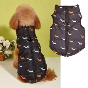Dog Print Pet Jacket