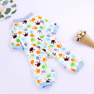 Paw Print Dog Pajamas