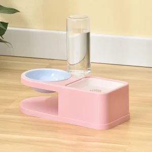 Double Bowl Set- Pink