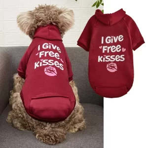 Warm Pet Hoodie - Red