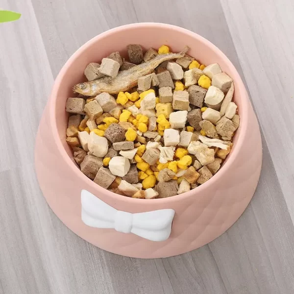 Bow Pet Feeding Bowl - Image 5