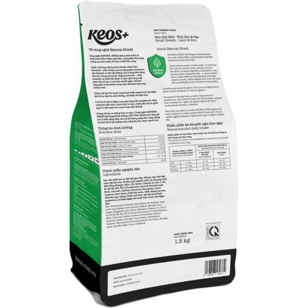 KEOS+ ADULT DOG FOOD SMALL BREEDS- LAMB & RICE - Image 2