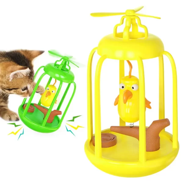 Bird Cage Cat Toy
