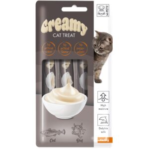 M-PETS Creamy Cat Treats – Cod & Beef