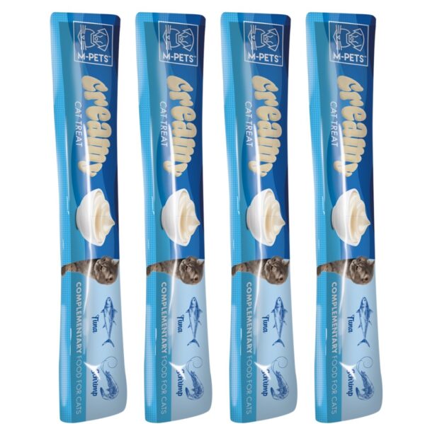 M-PETS Creamy Cat Treats – Tuna & Shrimp - Image 2