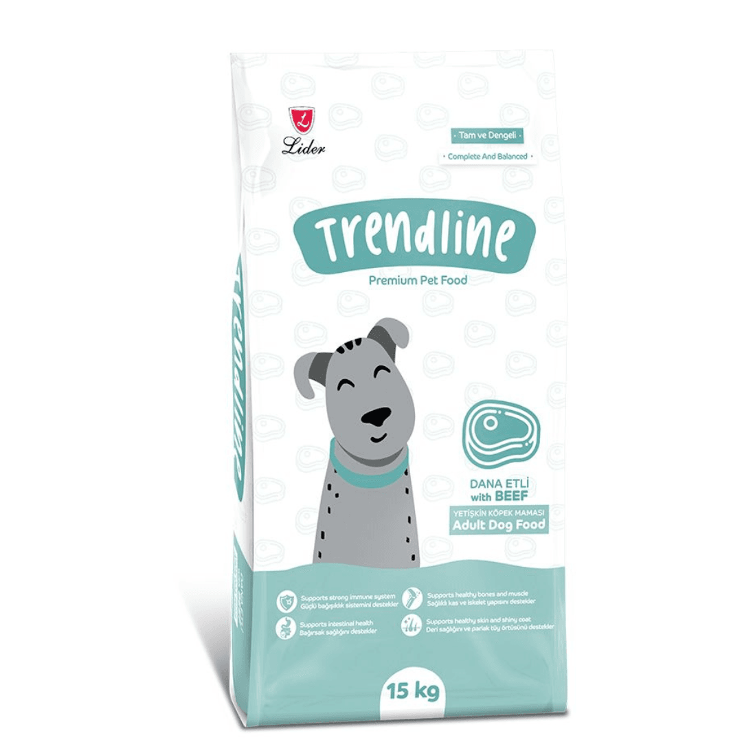 Trendline Adult Dog Food – Beef 15kg