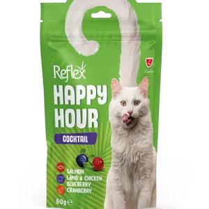 REFLEX HAPPY HOUR CAT TREAT COCKTAIL ALL SUPPORTIVE BENEFITS TOGETHER 60GR