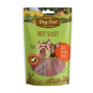 DOG FEST BEEF SLICES – SMALL BREED TREATS
