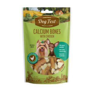 DOG FEST CALCIUM BONES WITH CHICKEN – SMALL BREED TREATS