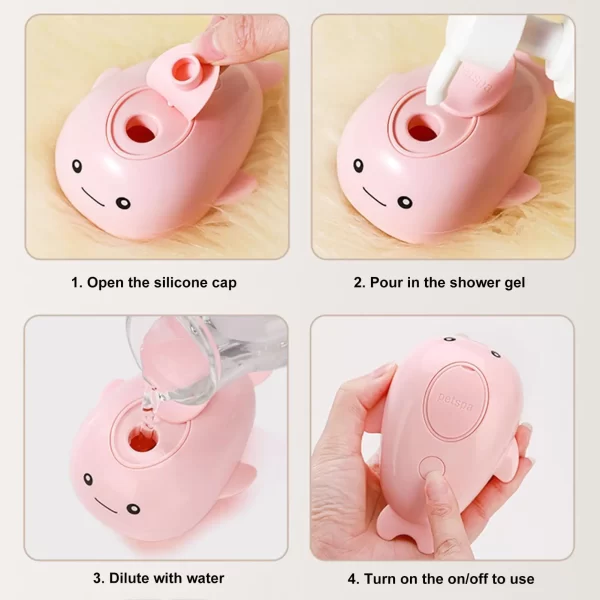 Steam Brush- 3 in 1- Pink - Image 2