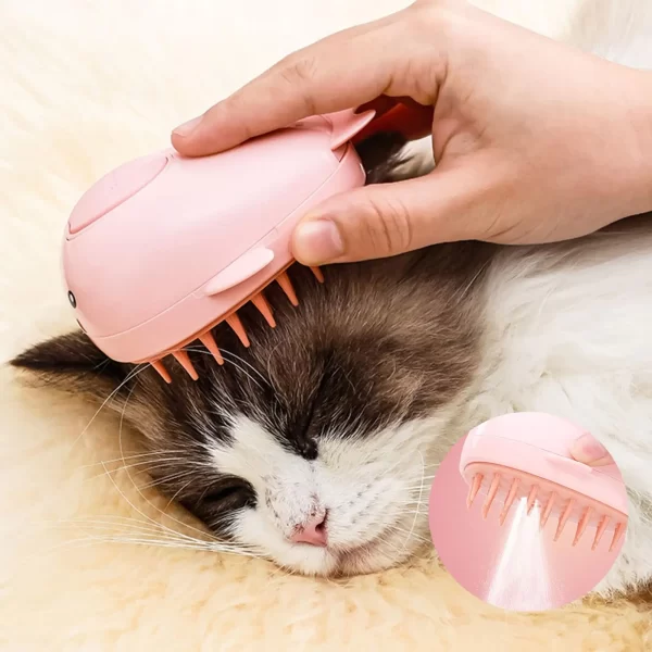 Steam Brush- 3 in 1- Pink - Image 3