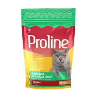 PROLINE STERILISED ADULT CAT FOOD CHICKEN 0.4KG
