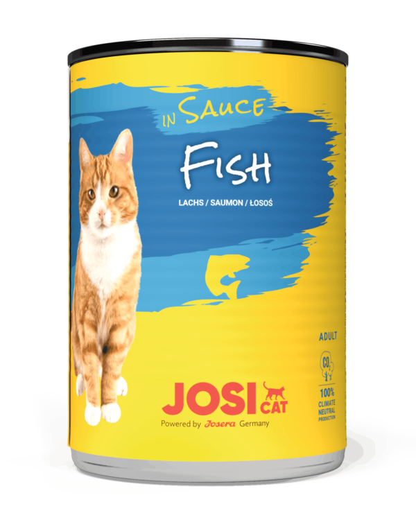 JosiCat Canned Wet Food - Fish in sauce (415g)