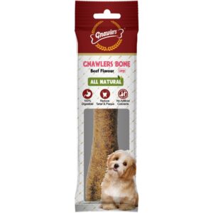 Gnawlers Beef Flavour Bone, Large – 20cm (265g)