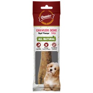 Gnawlers Beef Flavour Bone, Medium – 12.5cm (95g)