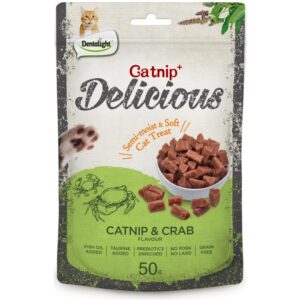 Catnip+ Delicious, Catnip & Crab Flavour (50g)