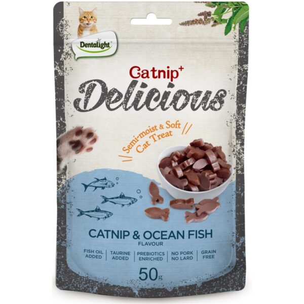 Catnip+ Delicious, Catnip & Ocean Fish Flavour (50g)