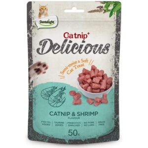 Catnip+ Delicious, Catnip & Shrimp Flavour (50g)