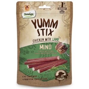 Yumm Stix Chewable, Chicken with Lamb – Mind (50g)