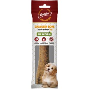 Gnawlers Chicken Flavour Bone, Large – 20cm (265g)