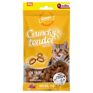 Crunchy & Tender Cat Treats – Chicken Flavour (65g)