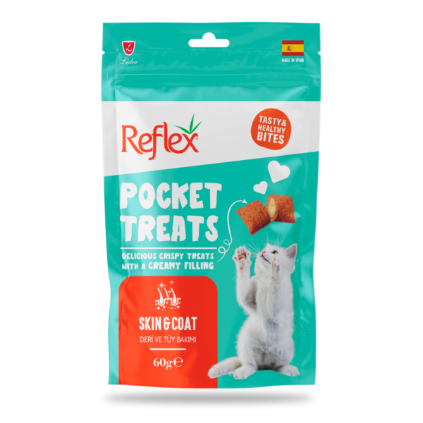REFLEX CAT POCKET TREAT SKIN & COAT 60GR